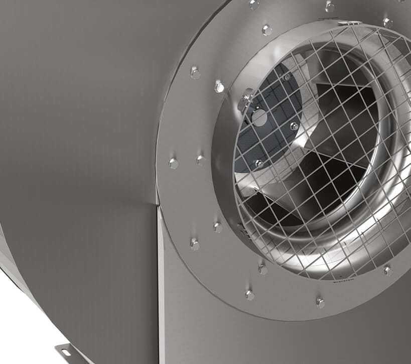 iXtract Stainless Steel F-Series Centrifugal Fan