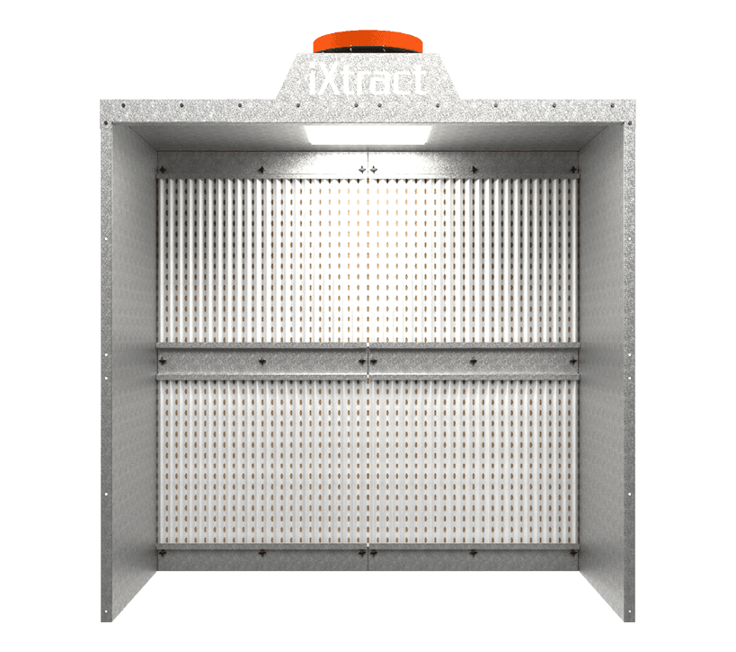 iXtract Dry-Back Spray Booth - Canopy - DBS-C-2.2 - Front