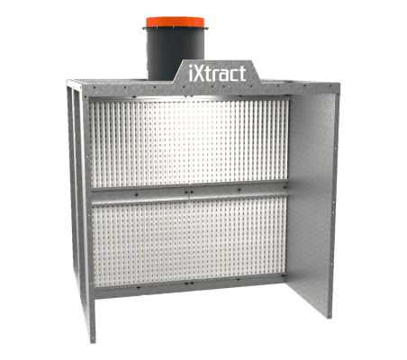 iXtract Dry-Back Spray Booth - Canopy - DBS-C-2.2 - Left