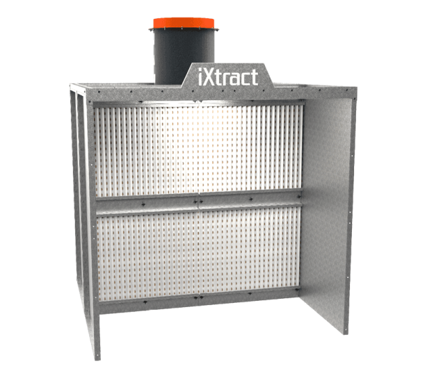 iXtract Dry-Back Spray Booth - Canopy - DBS-C-2.2 - Left