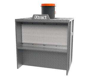 iXtract Dry-back Spray Booth with Bench