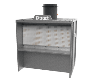 iXtract Dry-back Spray Booth with Bench