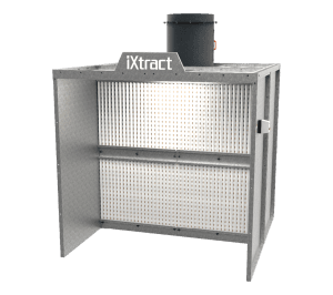 iXtract Dry-back Spray Booth with Canopy