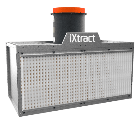 iXtract Low Level Dry-back Spray Booth - DBS-LL-2.2 - Left