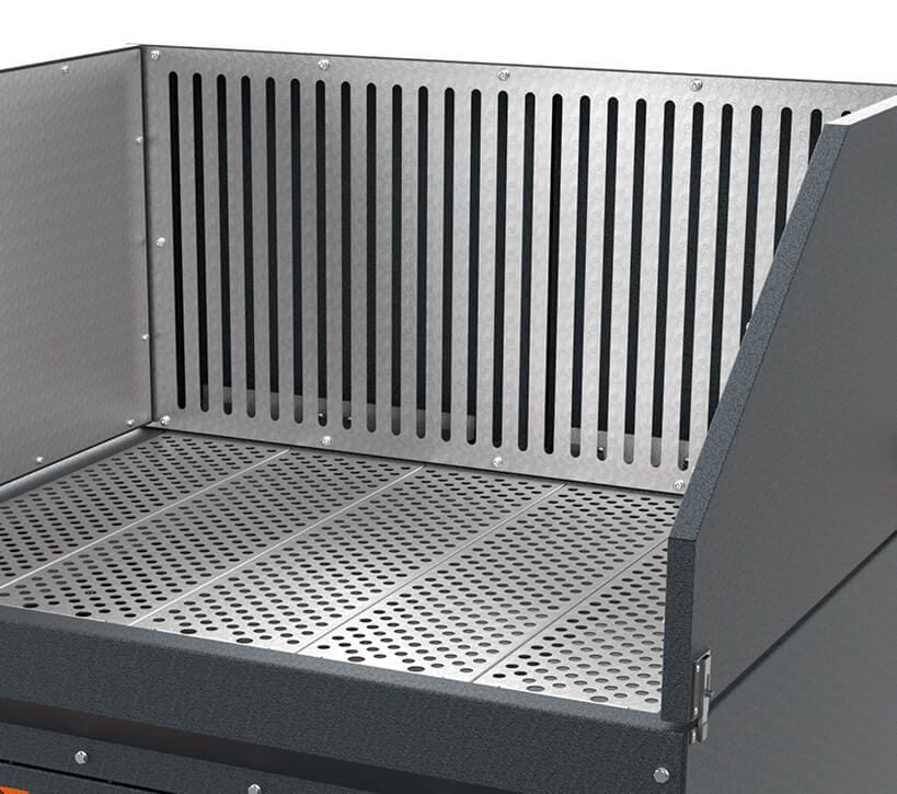 iXtract Standard Downdraught Bench - Optional Backdraught