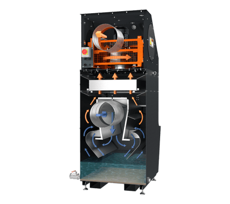 iXtract Wet Collector - Air Flow Diagram