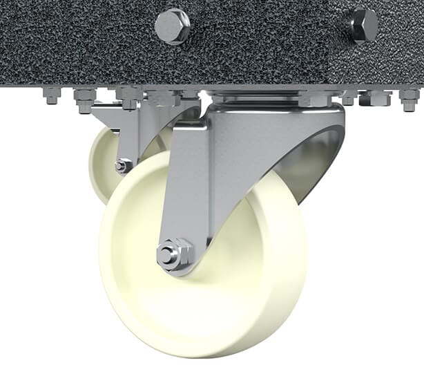 iXtract Integrated Downdraught Bench - Castors