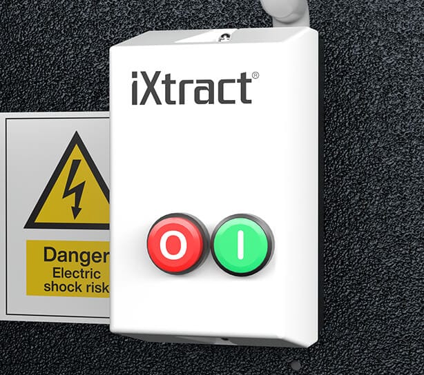 iXtract Integrated Downdraught Bench - Power Push Button