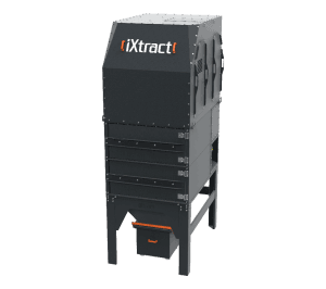 iXtract Standard With Integrated Top Mounted Fan – Horizontal Reverse Pulse Filter