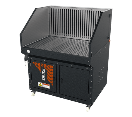 iXtract 1.2m Enclosed Downdraught Bench with Fan