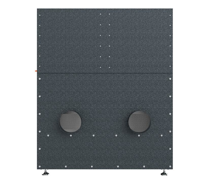 iXtract Enclosed Downdraught Bench - Back