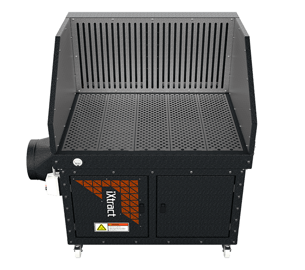 iXtract Enclosed Downdraught Bench with Fan - Front