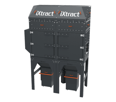 Large Bin Capacity – Vertical Reverse Pulse Filter - The Options