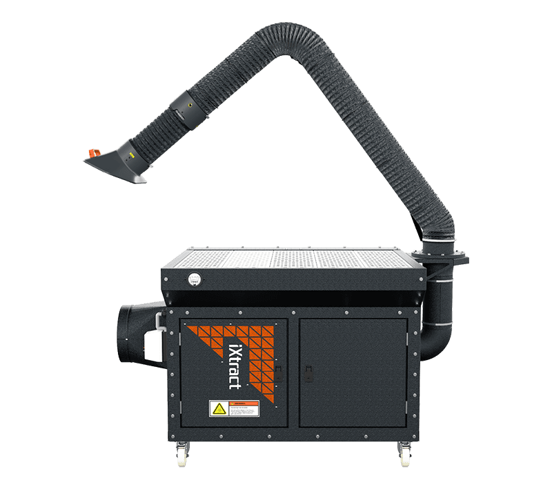 iXtract Downdraught Bench With Fan + Extraction Arm - Front