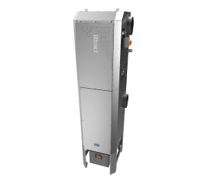 iXtract Compact Vertical Stainless Steel Reverse Pulse Filter Unit With Integrated Fan