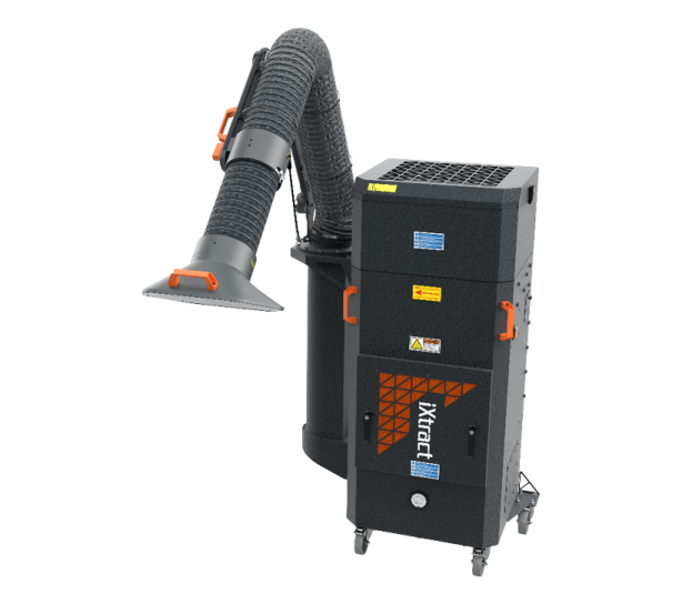 Compact Mobile Oil Mist Filter Unit With Extraction Arm