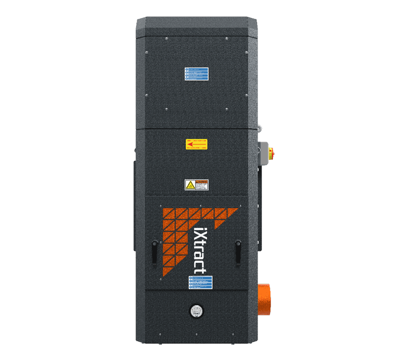 Compact Wall Mounted Oil Mist Filter Unit - Front