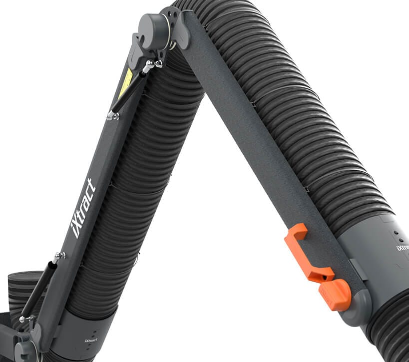IXH Extraction Arms with Oil Resistant Hose - External Support Arm