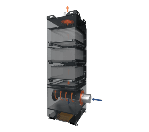 Oil Mist Filter - Airflow Diagram