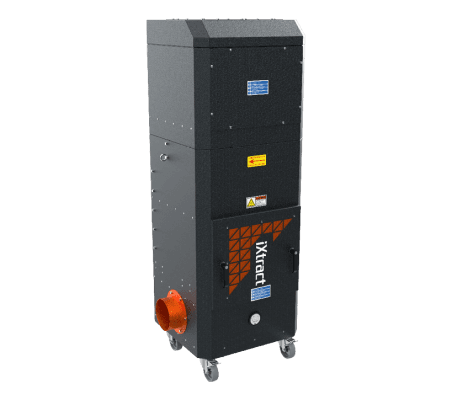 iXtract Compact Mobile Oil Mist Filter Unit - Left