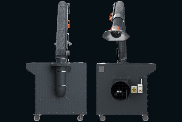 iXtract Integrated Extraction Arm Plasma Cutting Downdraught Bench - Operation